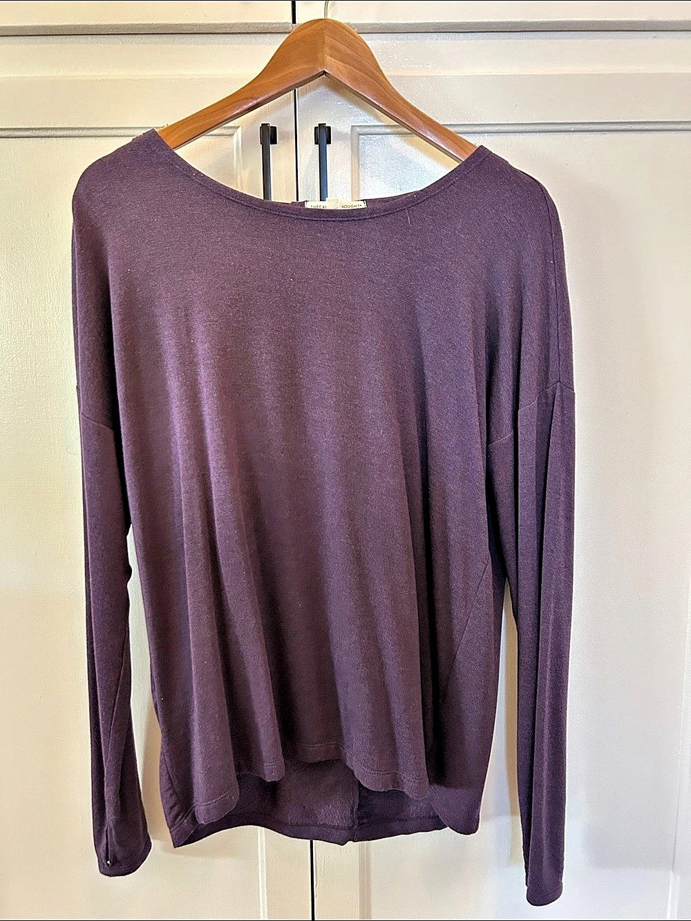 Threads 4 Thought Long Sleeve Top in Purple Small Like New